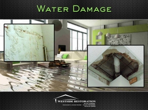 Water damage restoration by Westside Restoration las vegas